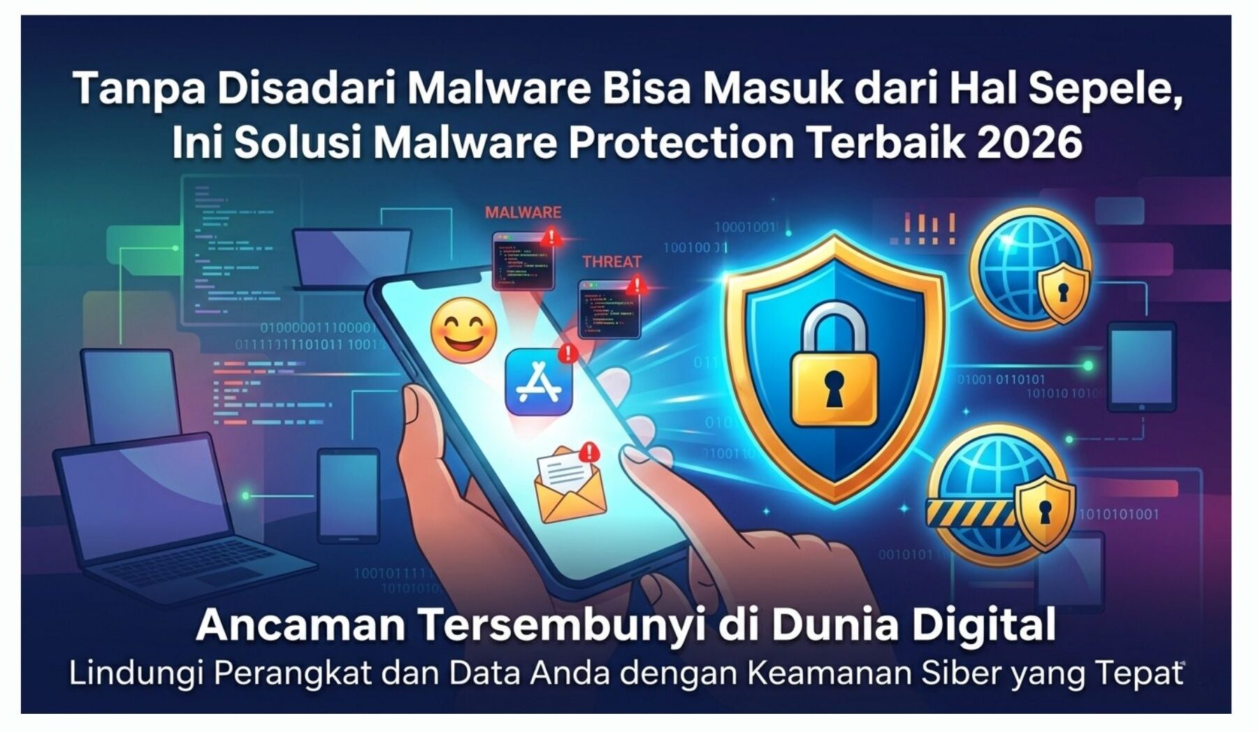 Tanpa Disadari Malware Bisa Masuk dari Hal Sepele, Ini Solusi Malware Protection Terbaik 2026
