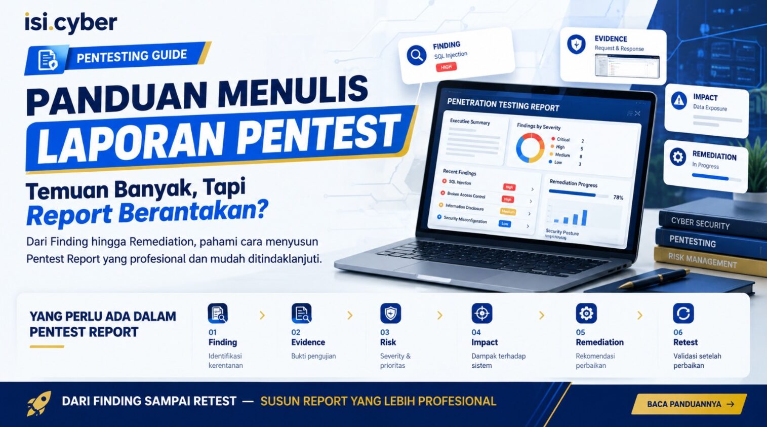 Temuan Banyak, Tapi Report Berantakan? Begini Cara Menulis Pentest Report yang Profesional